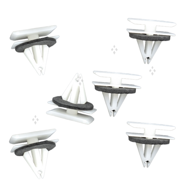 10 Grampos Do Para-choque E Spoiler Lateral Gm