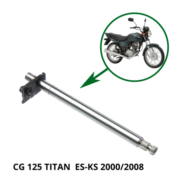 Eixo Pedal de Marcha Cambio Honda CG Titan Fan 125 BROS 125 - Imagem 4