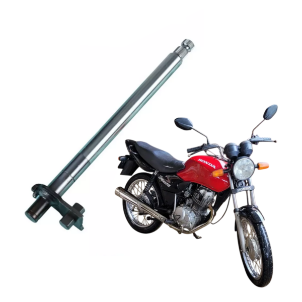 Eixo Pedal de Marcha Cambio Honda CG Titan Fan 125 BROS 125 - Imagem 3