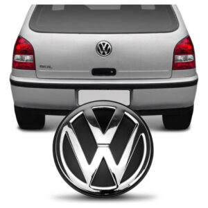 Emblema Vw Tampa Do Porta Mala Gol G3 G4 2000 A 2014 Cromado