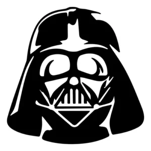 Adesivo Darth Vaider Star Wars Grande Em Vinil