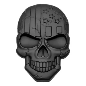 Adesivo Metal Sticker Tuning Carro Caminhonete Suv Caveira