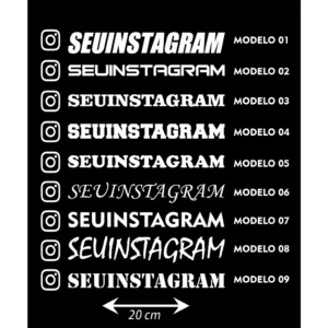 10 Adesivos Instagram Personalizados  Adesivos