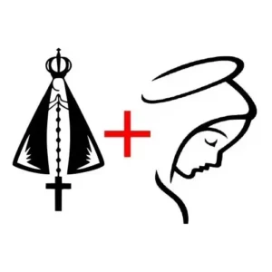Kit 2 Adesivos Nossa Senhora Aparecida Carro