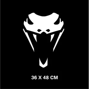 Adesivo Tuning Carro Estilo -boca Da Cobra