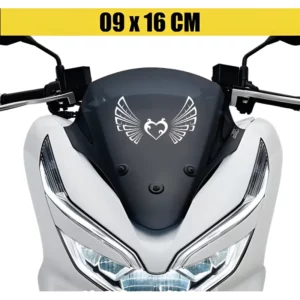 Adesivo Para Moto Capacete - Heart Arte