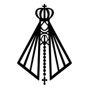 Adesivo Nossa Senhora Católica Carro E Moto Premium