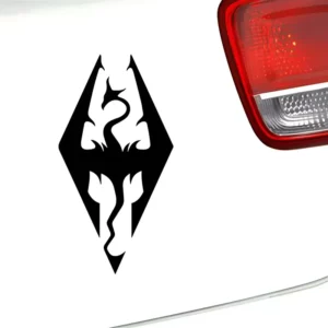 Conjunto De Adesivos P/ Carro - Simbolo Game Skyrin