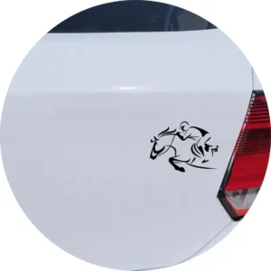 Adesivo Carro Moto Vidro Hipismo Equitação Cavalo