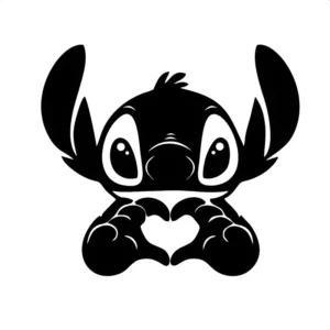 Adesivo Personagem Stitch - Bike Carro Moto Capacete Note