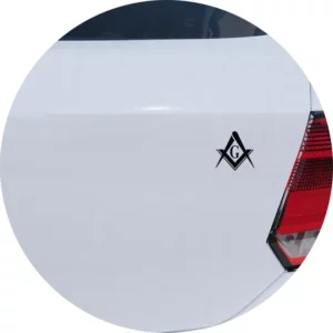 Adesivo De Carro Maçonaria Símbolo Maçom
