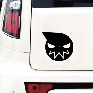 Conjunto De Adesivos P/ Carro - Logo Soul Eater Anime