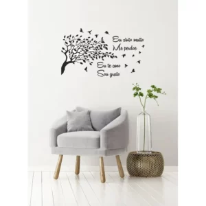 Adesivo De Parede Decorativo Sinto Muito Eu Te Amo 90x50cm Cor Preto