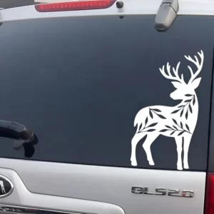 Adesivo De Carro - Cervo Da Floresta