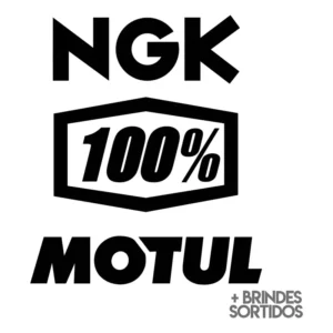 3 Adesivos Cross 100% Ngk Premium + Brindes