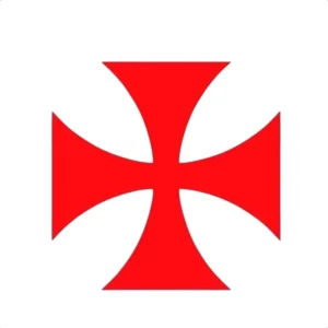Kit 2 Adesivos Vasco Da Gama Cruz De Malta Preto 10cm