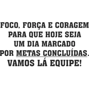 Adesivo De Parede Empresa Escritório Foco Força 1,50m