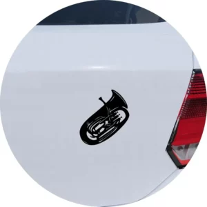 Adesivo De Carro Instrumento Musical Tuba