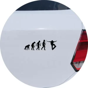 Adesivo De Carro Evolução Skatista Skate