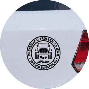 Adesivo De Carro Troller 2.8 Mwm