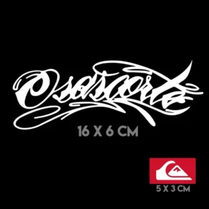 2 Adesivos Osascorte Moto Grau Carro + Brinde