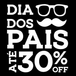 Adesivo Dia Dos Pais Parede Vitrine Promoção Desconto / 80cm