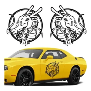 Adesivo Porta Carro 2 Unidades - Shenlong Clássico