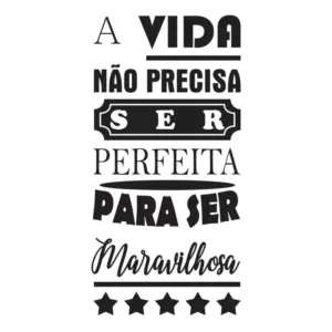 Adesivo Decorativo Parede Frases Motivação Geladeira Porta