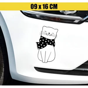 Adesivo Para Carro Tunning - Gato Arrumado