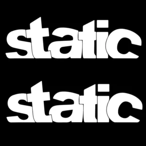 2 Adesivos Static Personalizado Tuning  + Brindes