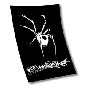 Adesivo Osascorte Aranha Branco Moto Carro Decorativo