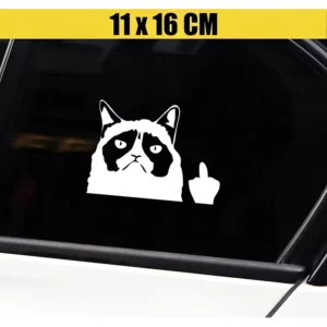 Adesivo Para Carro Tunning - Gato Chato