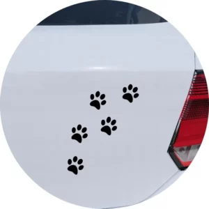 Adesivo De Carro Pegadas Patinhas Cachorro Gato