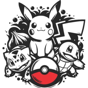 Adesivo De Parede Pokémon - 1,00m X 95cm Grande