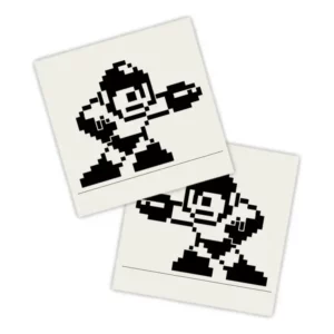 Kit 2 Lados Adesivo Carro Preto | Mega Man