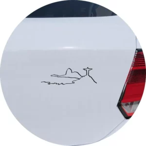 Adesivo Para Carro Cristo Redentor E Pão De Açúcar