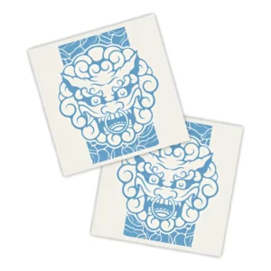 Adesivos P/ Carro 2 Unidaes Azul Máscara Oni Japonesa R$ 49, 90 10% OFF levando 3 Frete grátis Frete grátis