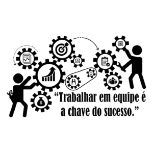 Adesivo de Parede Motivacional Preto Fosco 1,50m x 90cm Foscauto