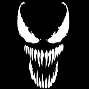 Adesivo Grande Venom 29,7 X 18 Cm Premium + Brindes Sortidos