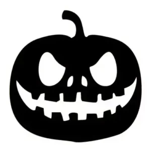 Adesivo 50 Aboboras De Halloween 7cm Adesivos