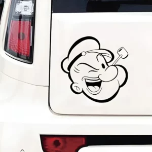 Conjunto De Adesivos P/ Carro - Popai Desenho Animado