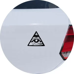 Adesivo Carro Moto Vidro Olho Que Tudo Vê Piramide
