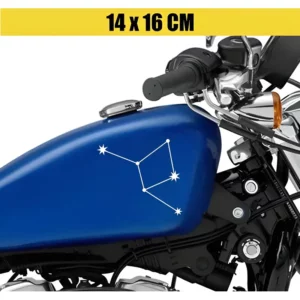 Adesivo Para Moto Capacete - Constelação Arte