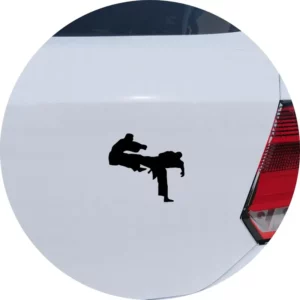 Adesivo Para Carro Karatê Chute Fatal