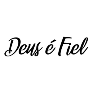 Adesivo Carro E Moto Deus É Fiel - Promoção -