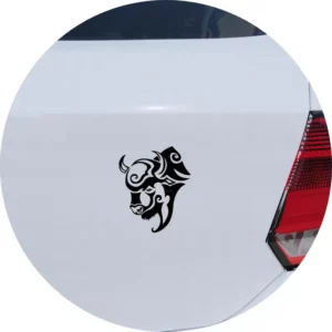 Adesivo Carro Moto Vidro Búfalo Tribal
