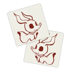 Adesivos P/ Carro 2 Unidaes Vermelho Zero: Pesadelo