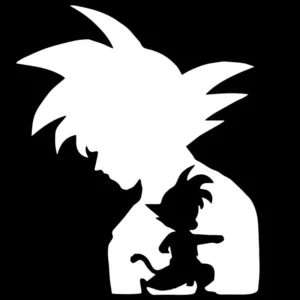 Adesivo Goku Dragon Ball 14 X 11 Cm Carro Moto Notebook