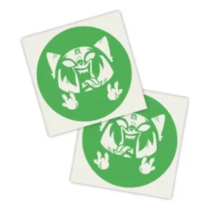 Adesivos P/ Carro 2 Unidaes Verde Pandinha Furiosa