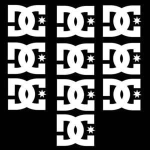 10 Adesivos Dc Shoes Skate Carro E Moto Premium